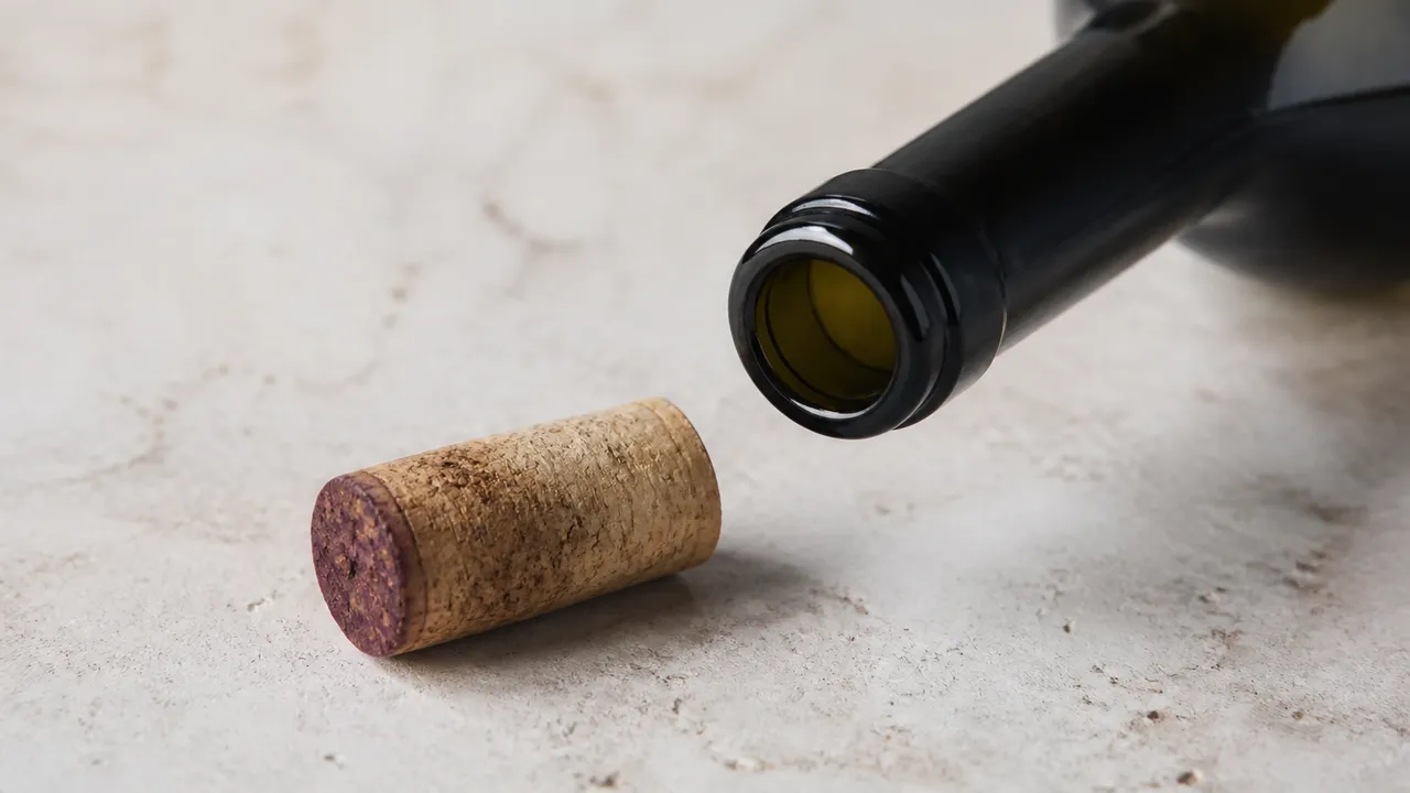 Bouchon liège pour bouteille de vin