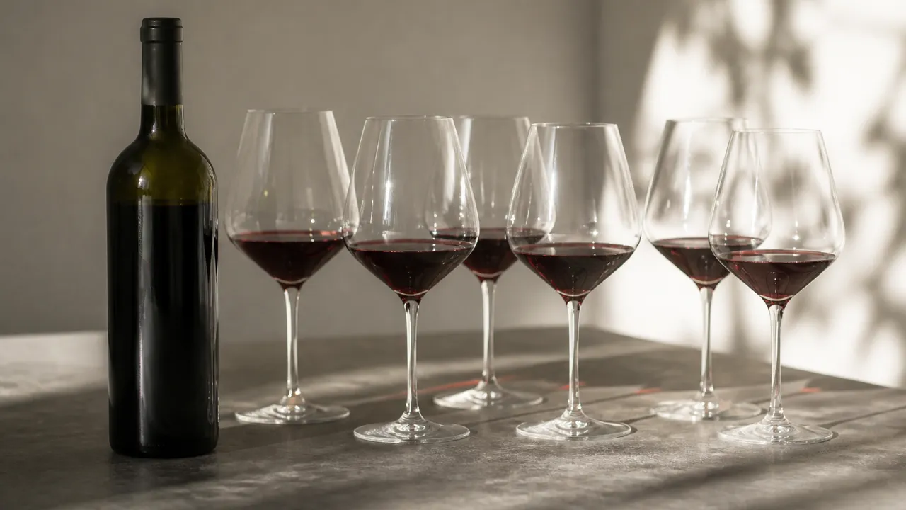 Combien de verres dans une bouteille de vin de 75 cl