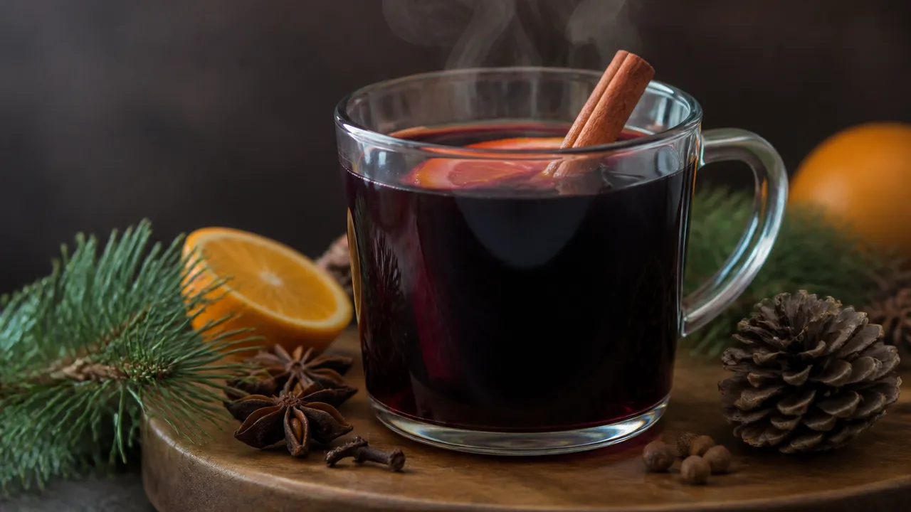 Mug de vin chaud maison à la cannelle