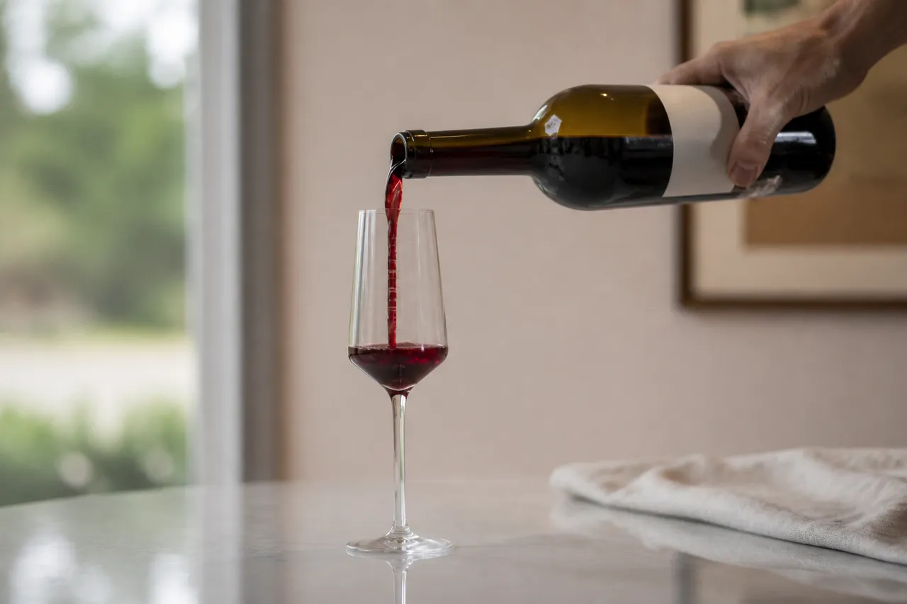 Verre de vin dosé à 12,5 cl