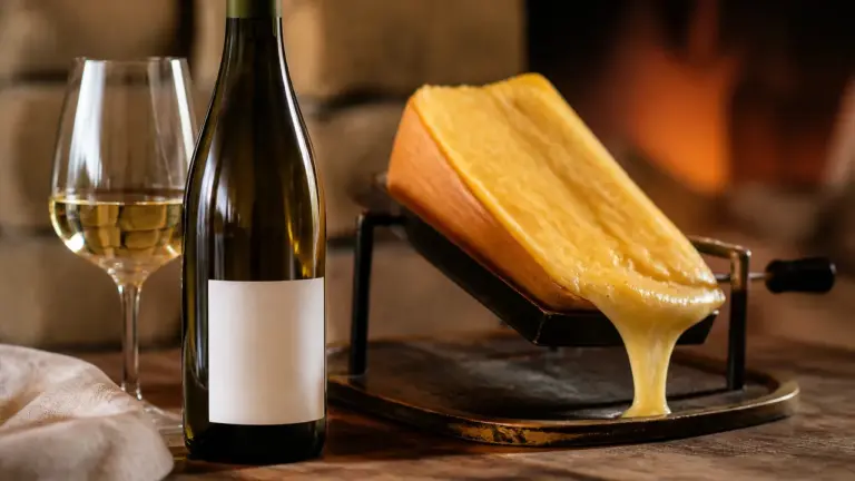 Quel vin avec la raclette : un vin blanc sec