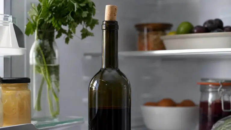Comment conserver une bouteille de vin ouverte au réfrigérateur