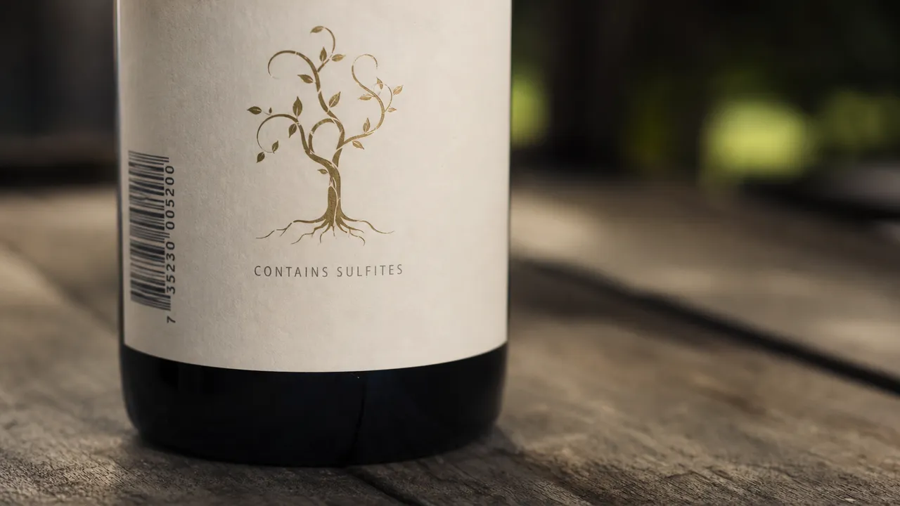 Mention des sulfites dans le vin sur l'étiquette