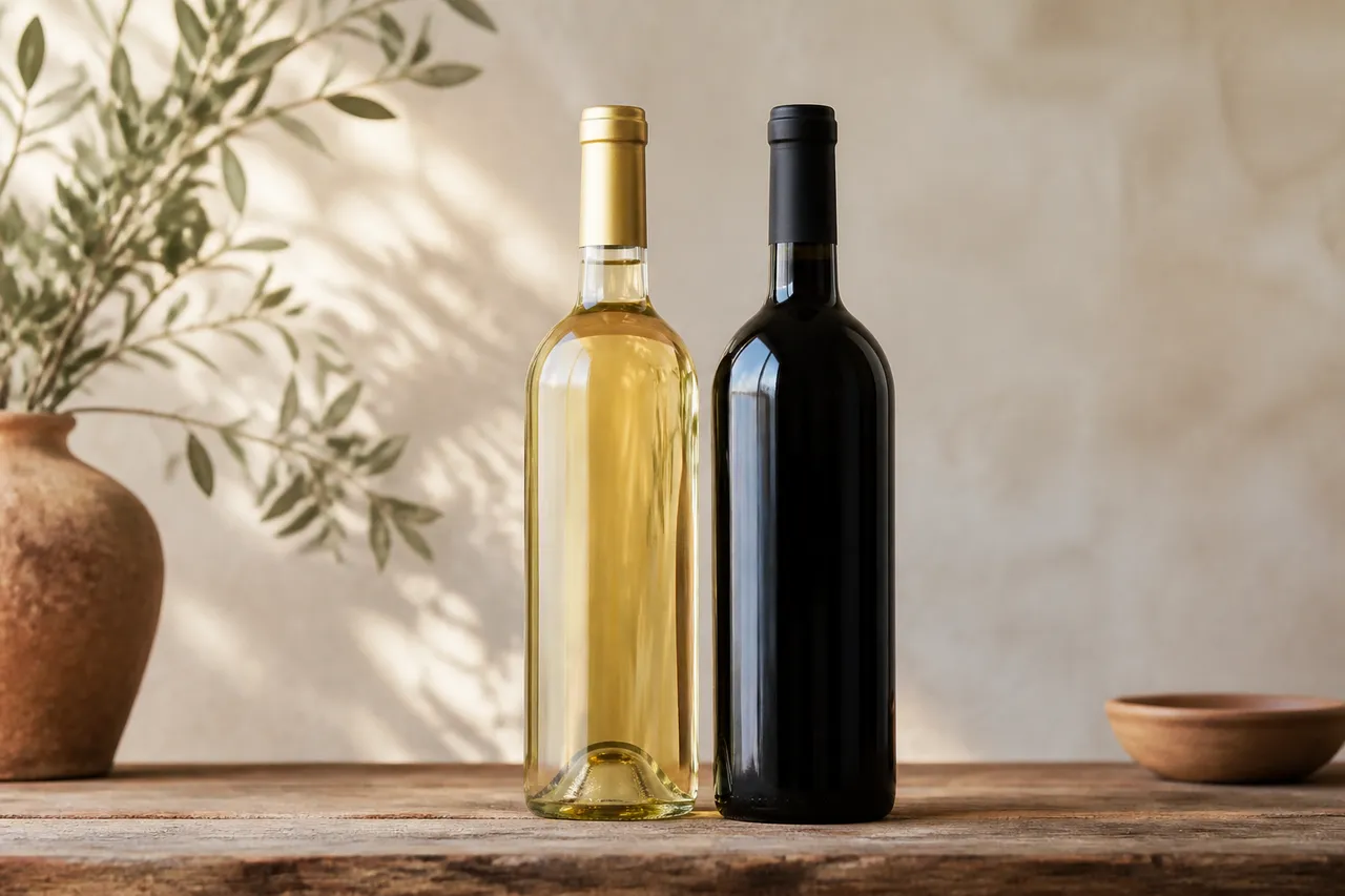 Comparaison des sulfites dans le vin blanc et le rouge