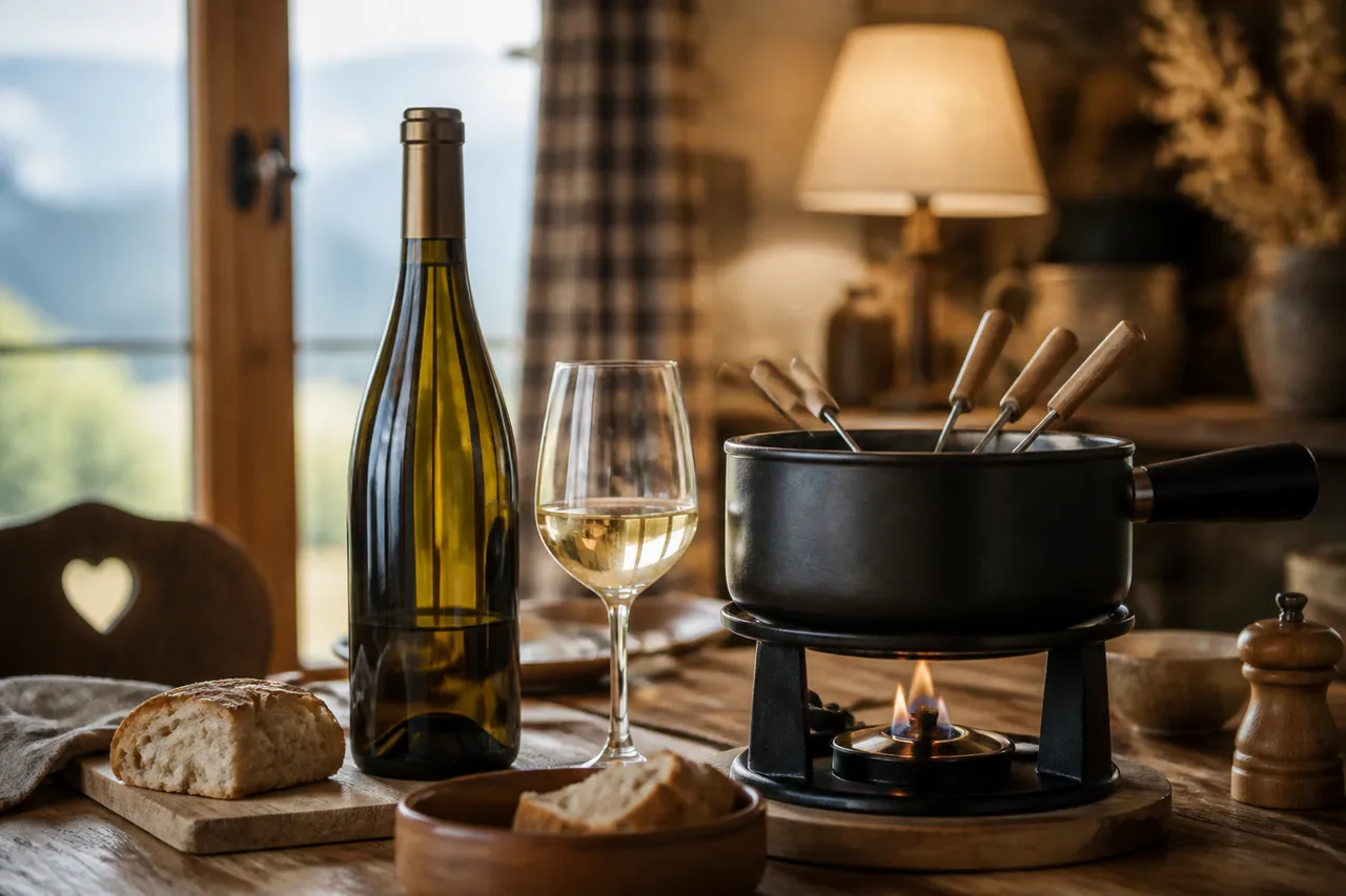 Vins de Savoie conseillés avec une fondue savoyarde